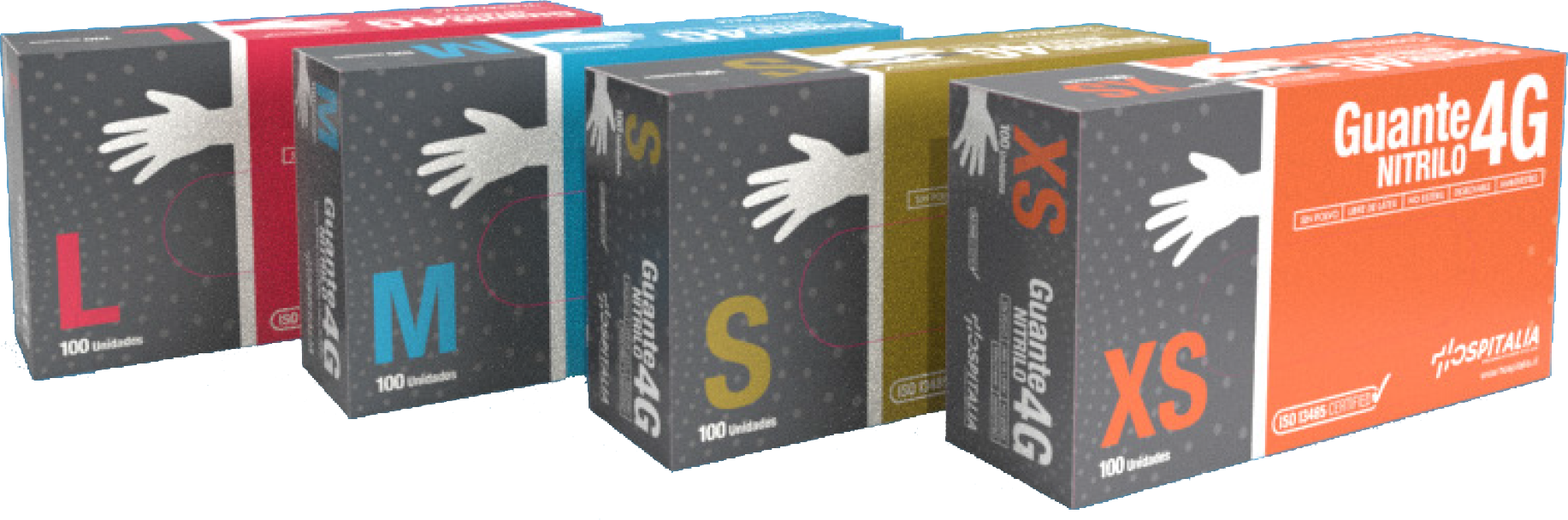Guantes Nitrilo Sin Polvo Talla L Caja De 100 Unidades